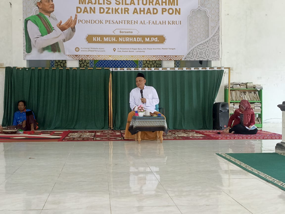 Silaturahmi Ahad Pon di Pondok Pesantren Al-Falah Krui Berlangsung Penuh Khidmat
